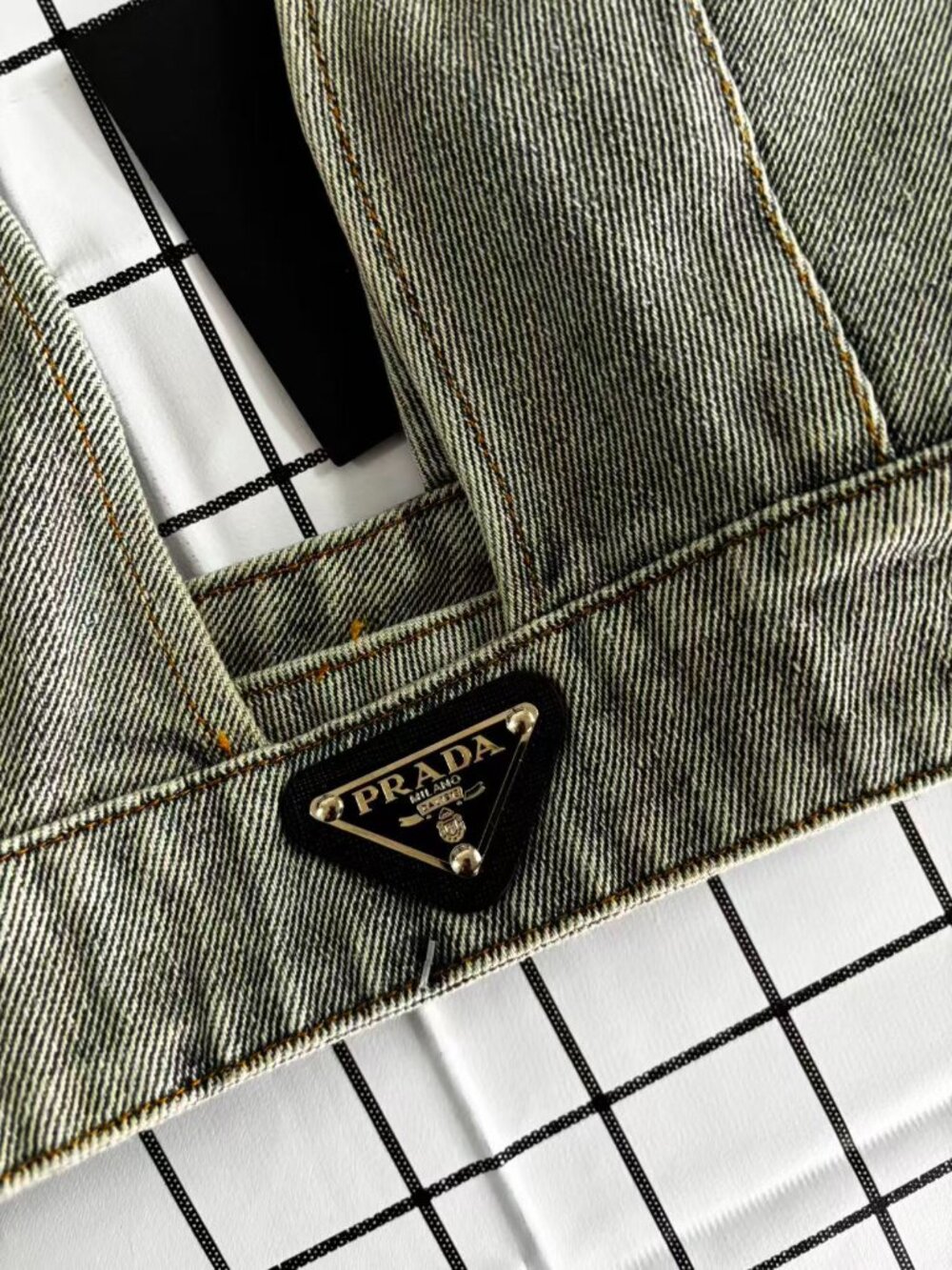 NWT Prada denim bralette crop top - stylish and versatile❤❤ - Picture 4 of 7
